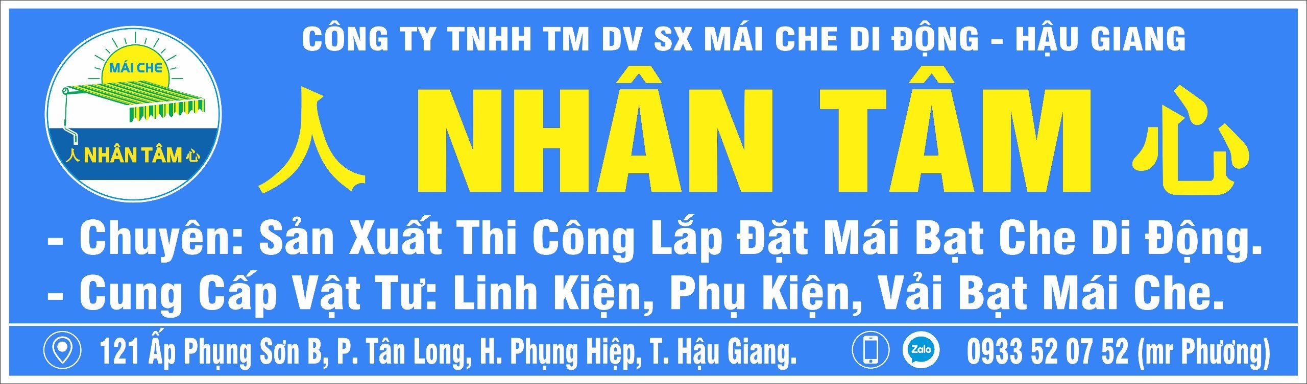 Mái che Long An Nhân Tâm